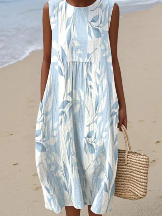 SARA | PATTERNED MIDI DRESS
