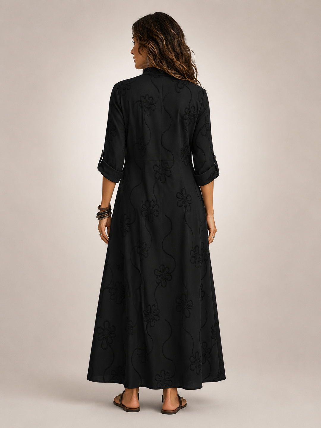 Merle | Floral Summer Dress with Tummy Control