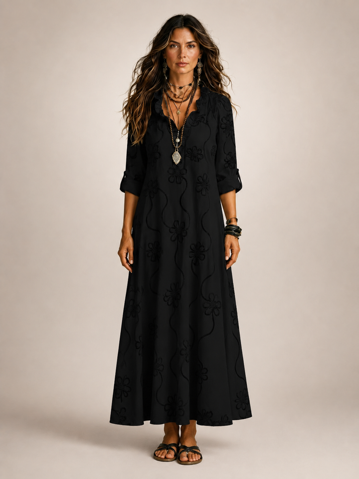 Merle | Floral Summer Dress with Tummy Control