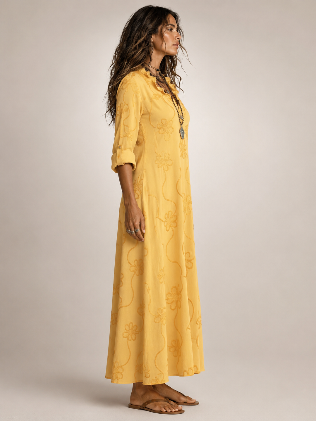 Merle | Floral Summer Dress with Tummy Control