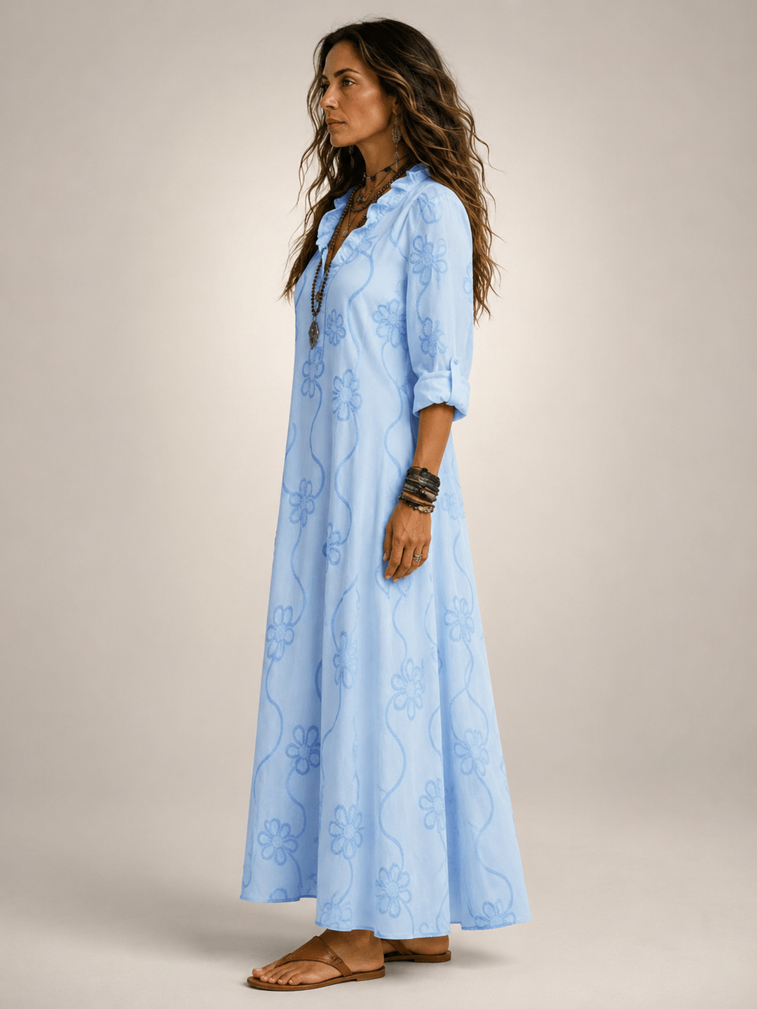 Merle | Floral Summer Dress with Tummy Control