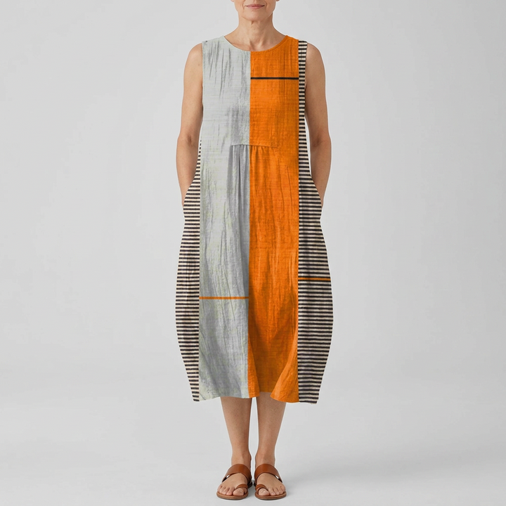 MAY | COLORBLOCK MIDI DRESS