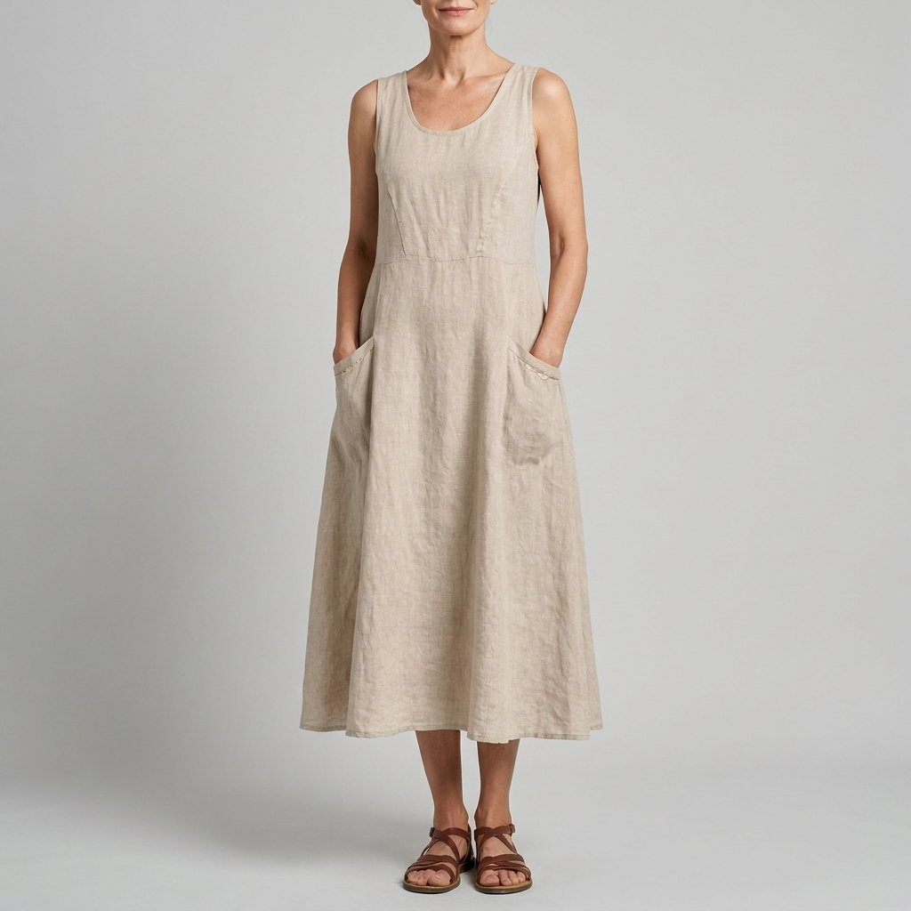 LUNA | COMFORTABLE A-LINE MIDI DRESS