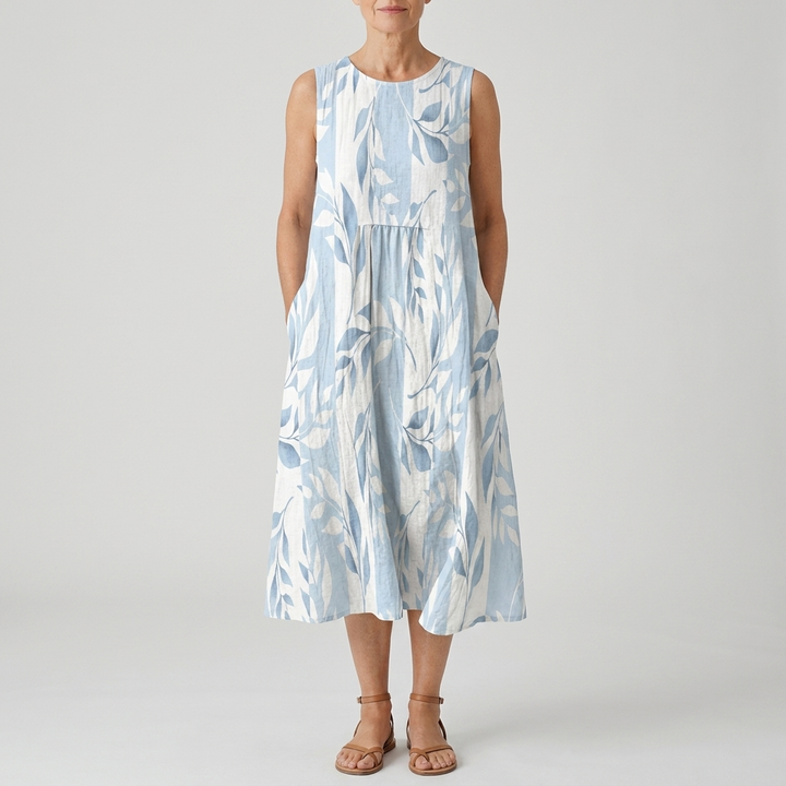 JOY | LEAFY MIDI DRESS
