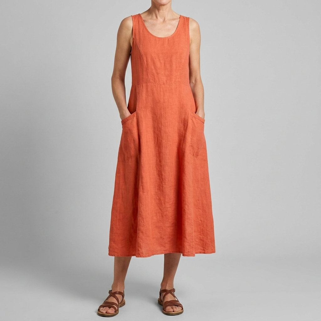 LUNA | COMFORTABLE A-LINE MIDI DRESS