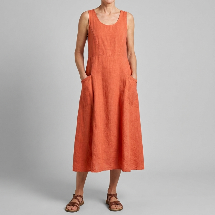 LUNA | COMFORTABLE A-LINE MIDI DRESS