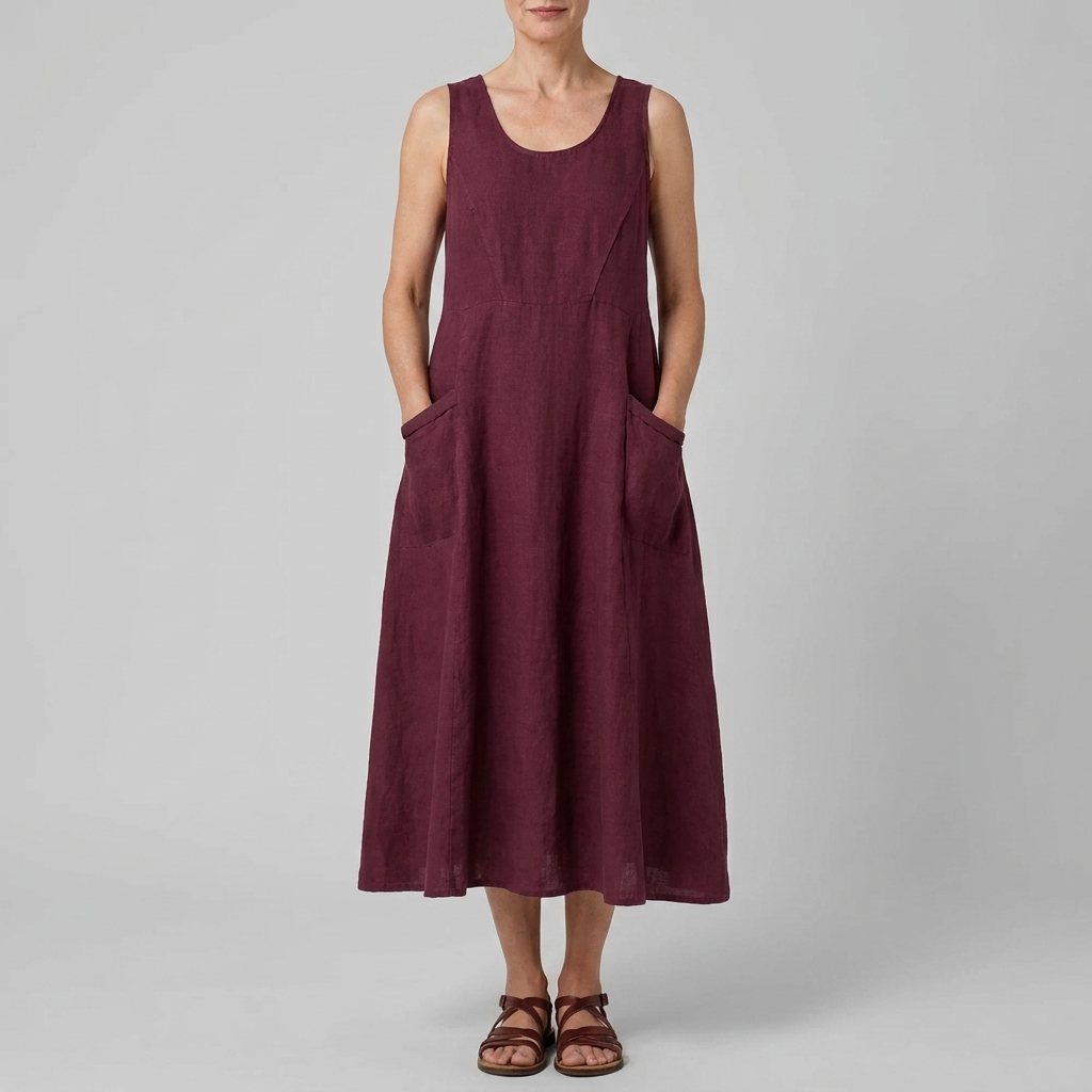 LUNA | COMFORTABLE A-LINE MIDI DRESS
