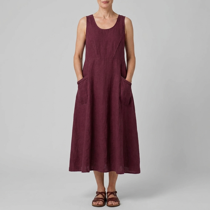 LUNA | COMFORTABLE A-LINE MIDI DRESS
