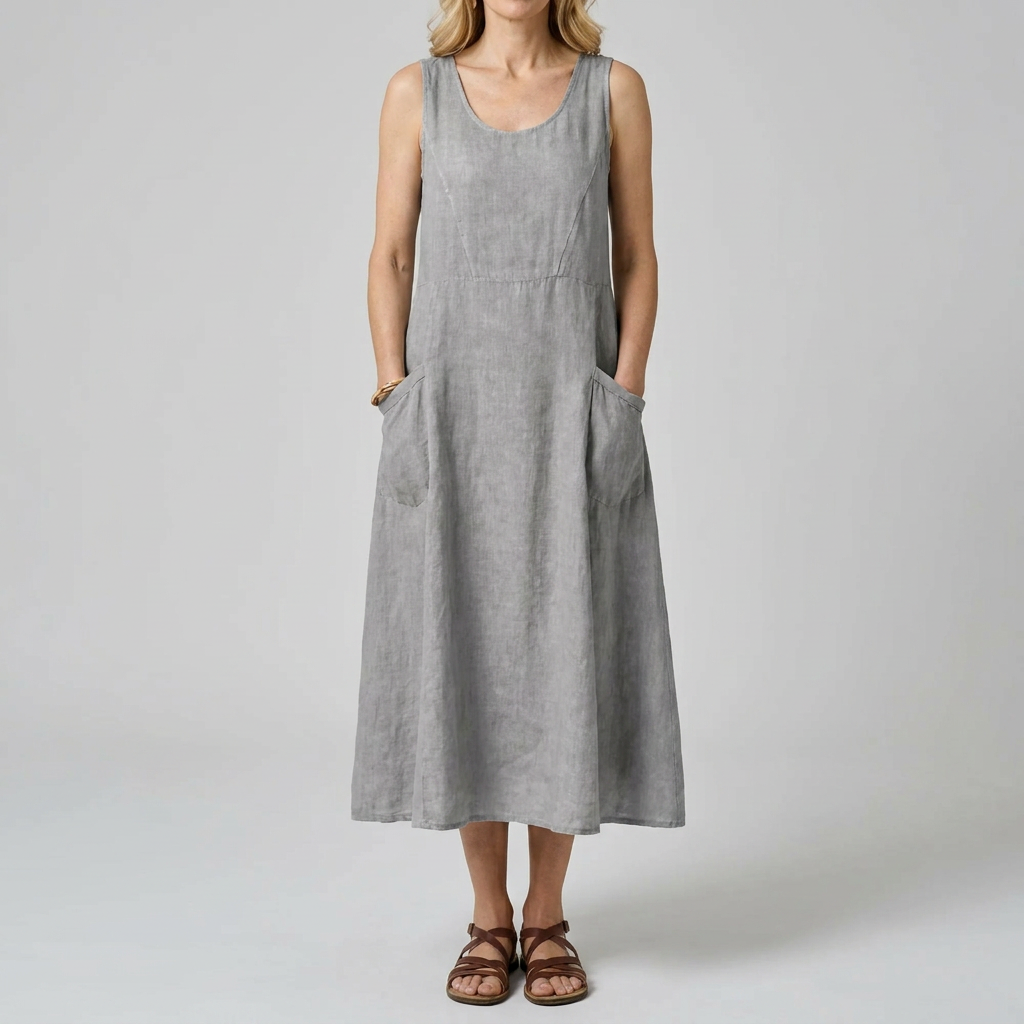 LUNA | COMFORTABLE A-LINE MIDI DRESS