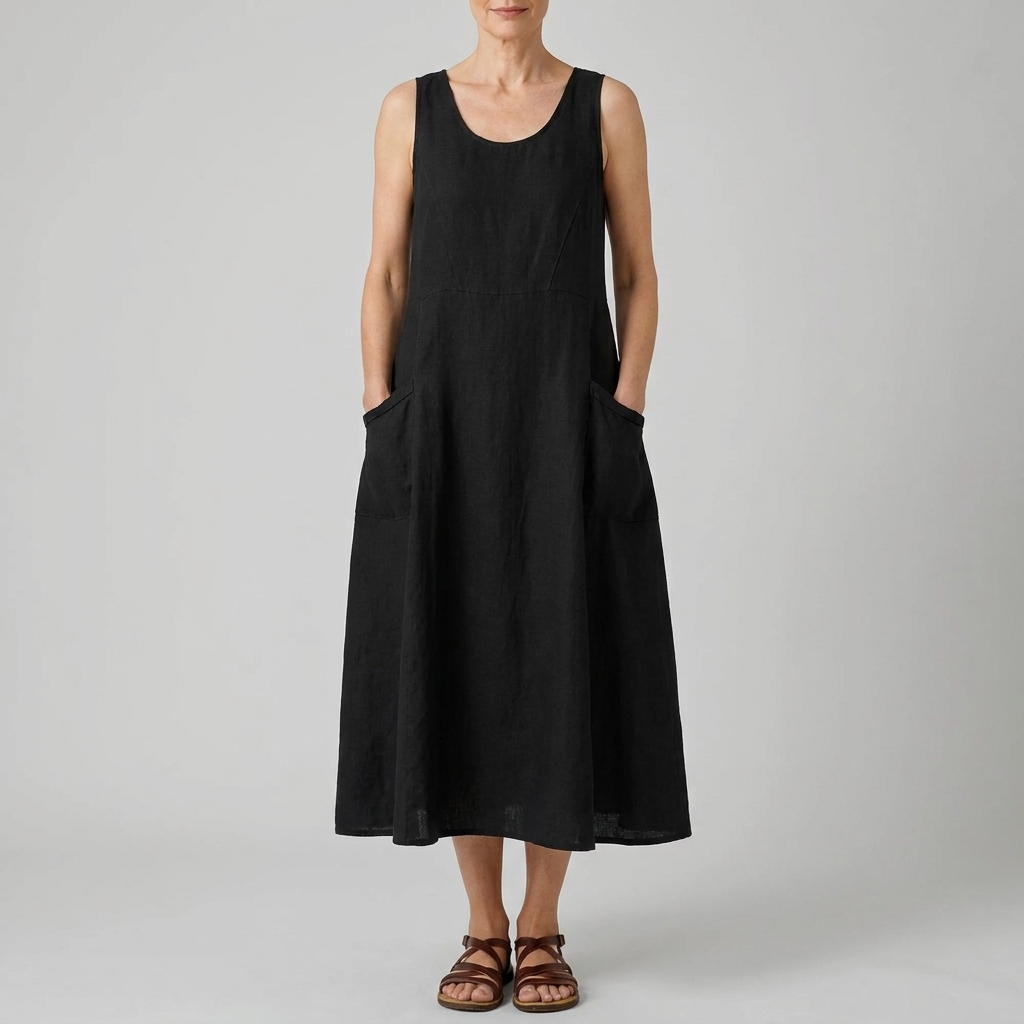 LUNA | COMFORTABLE A-LINE MIDI DRESS