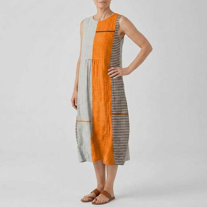 MAY | COLORBLOCK MIDI DRESS