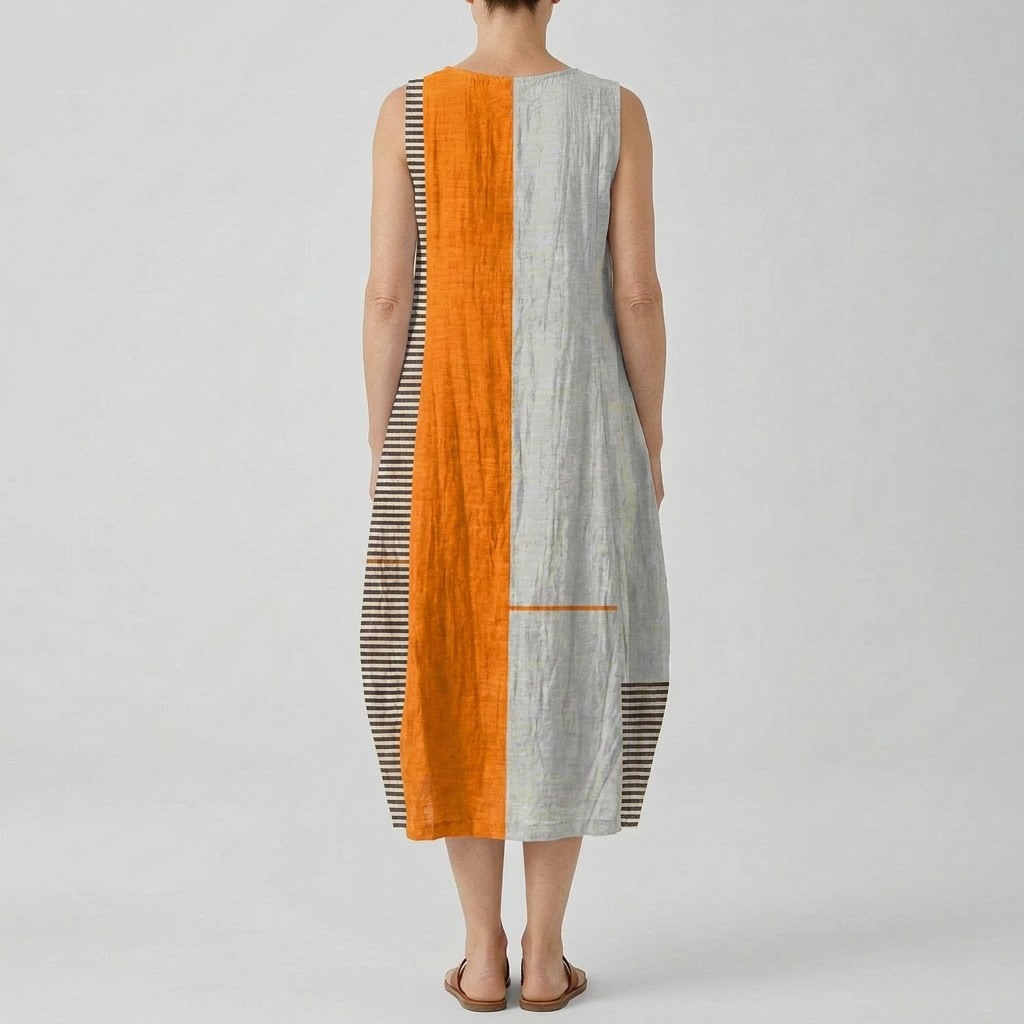 MAY | COLORBLOCK MIDI DRESS