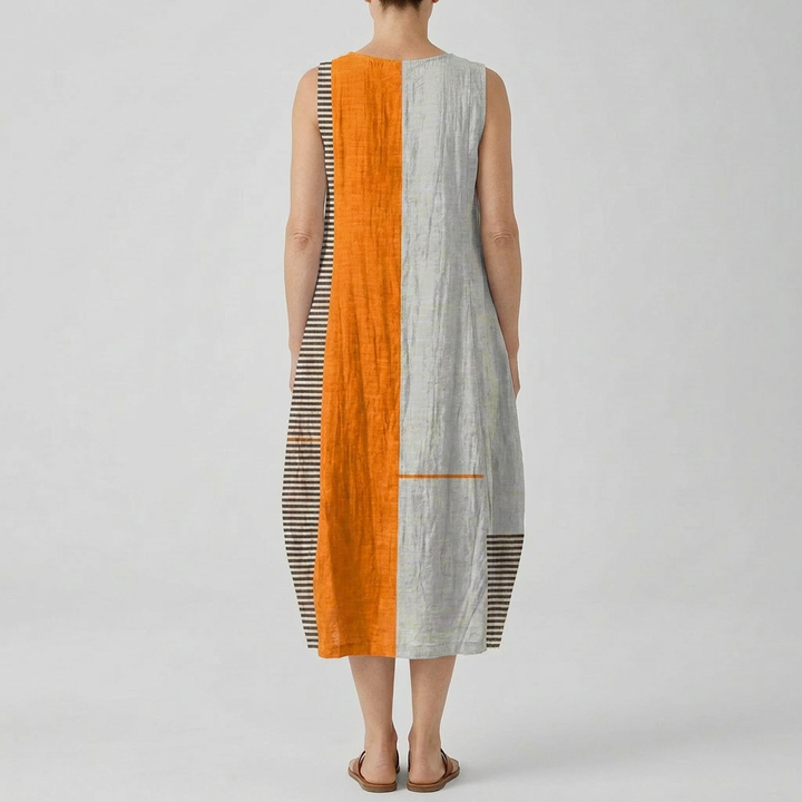 MAY | COLORBLOCK MIDI DRESS
