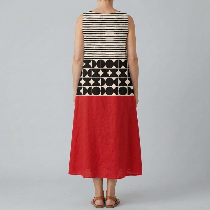 JANE | COLORBLOCK MIDI DRESS