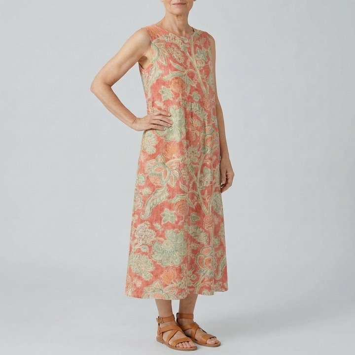 BETH | FLORAL MIDI DRESS