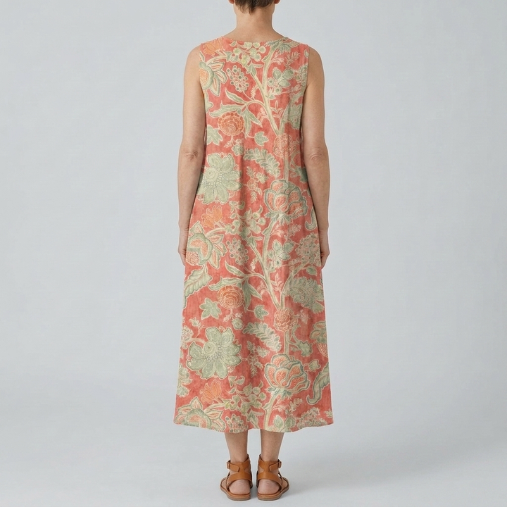 BETH | FLORAL MIDI DRESS
