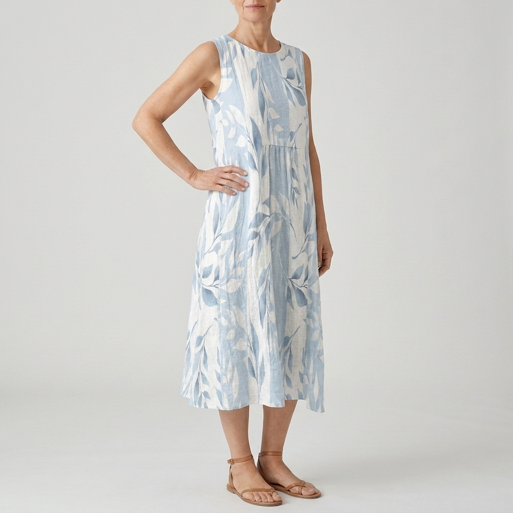JOY | LEAFY MIDI DRESS