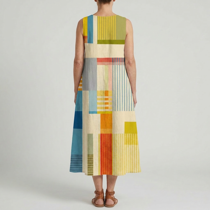 EVE | GEOMETRIC MIDI DRESS