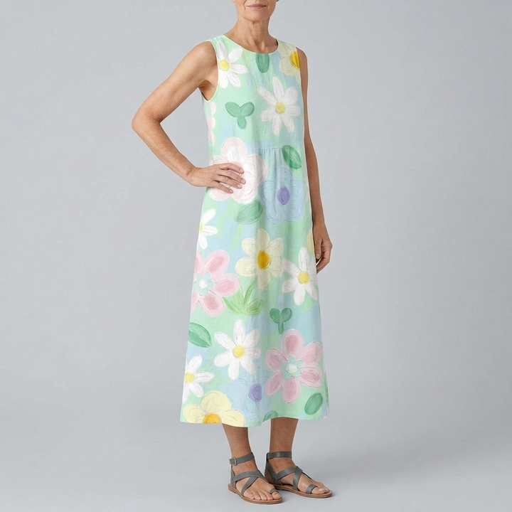 ERIN | PASTEL BLOSSOM MIDI DRESS