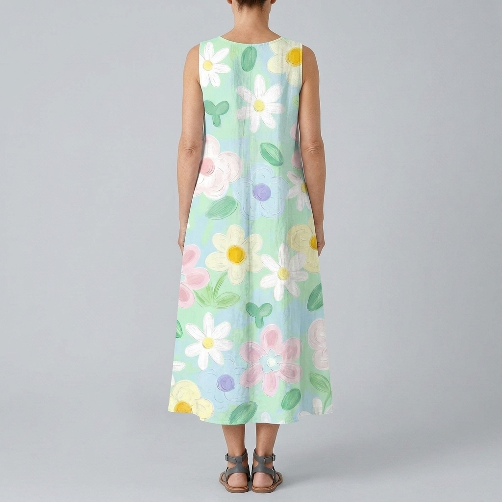 ERIN | PASTEL BLOSSOM MIDI DRESS