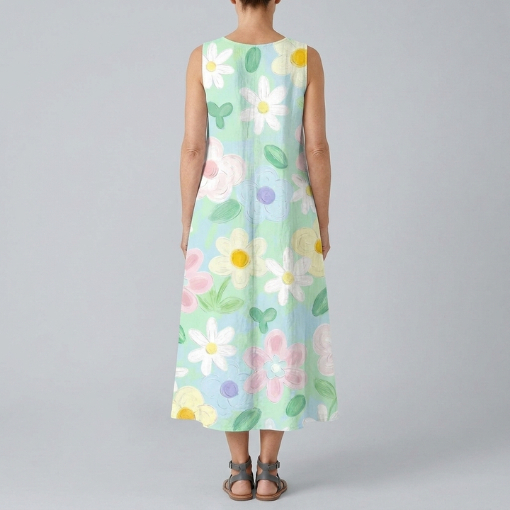 ERIN | PASTEL BLOSSOM MIDI DRESS