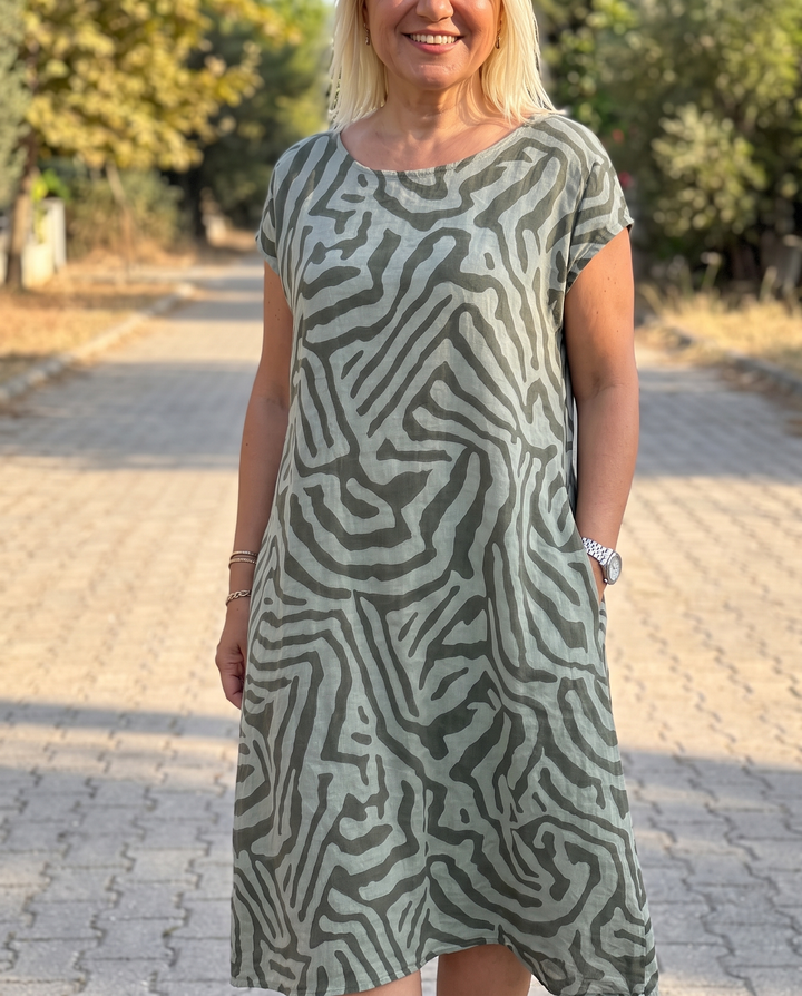 Maribel | Breezy Round-Neck Sundress