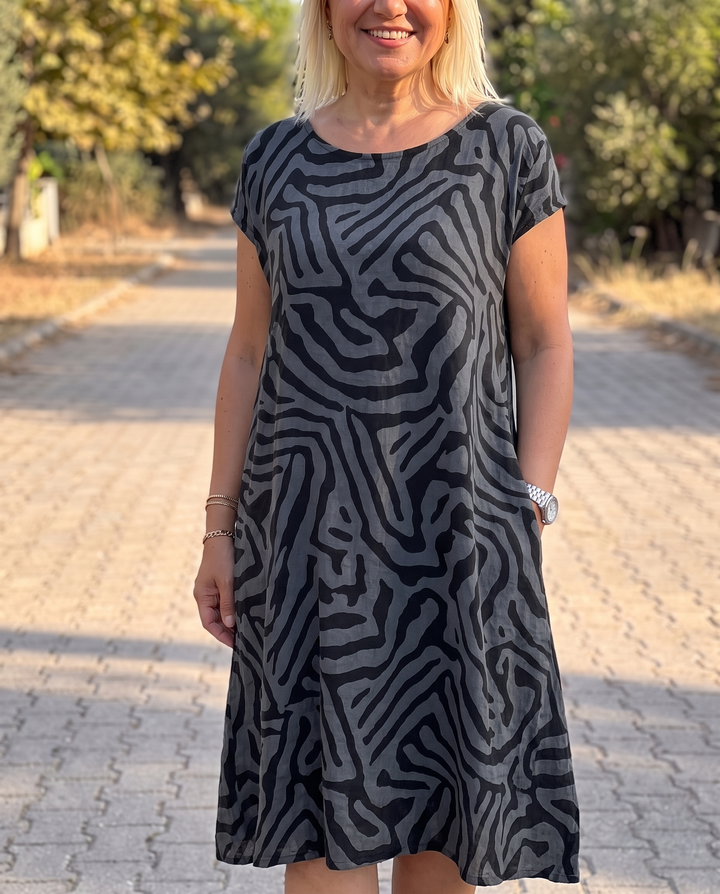 Maribel | Breezy Round-Neck Sundress