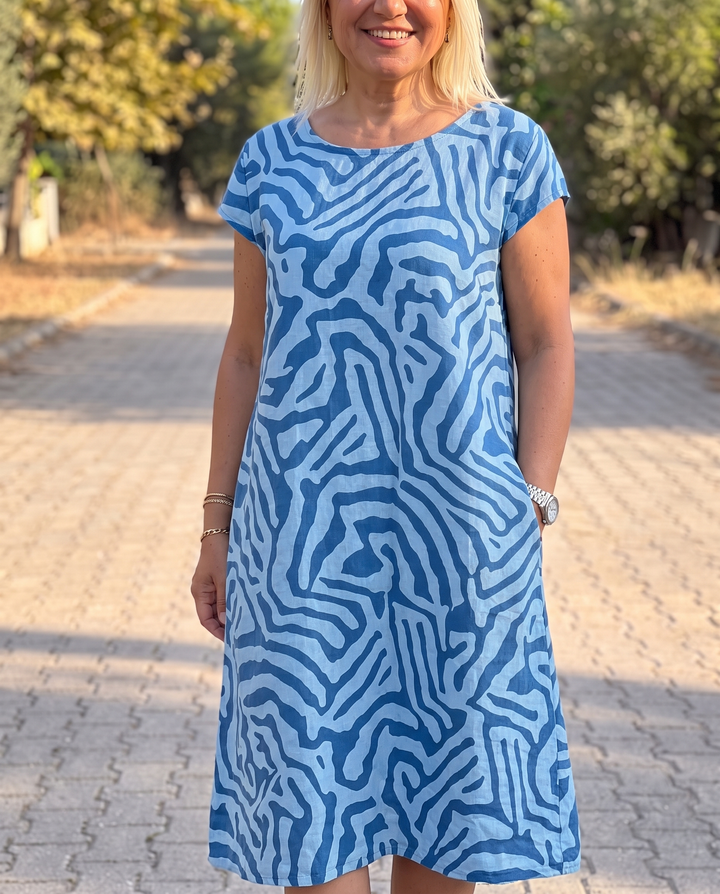 Maribel | Breezy Round-Neck Sundress