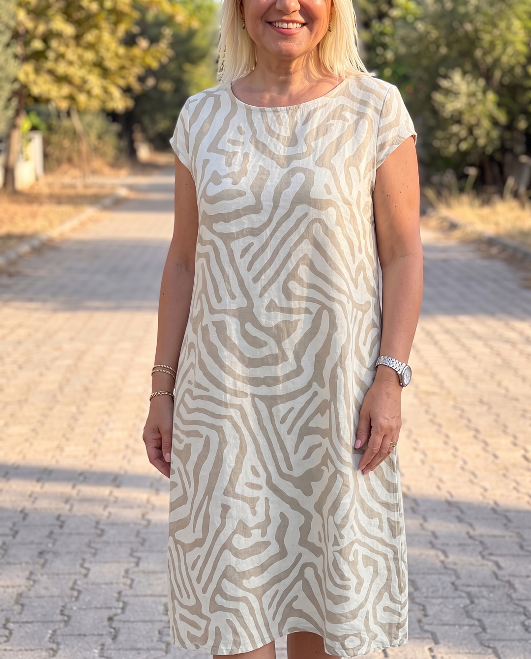 Maribel | Breezy Round-Neck Sundress