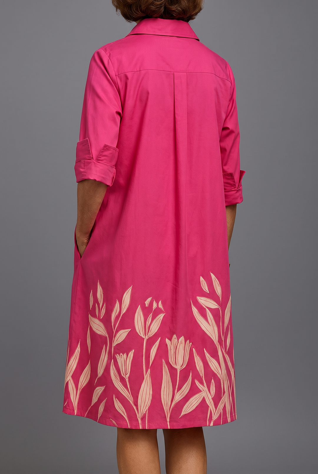 Isabella™ | Chic Cotton Midi Dress for Effortless Elegance