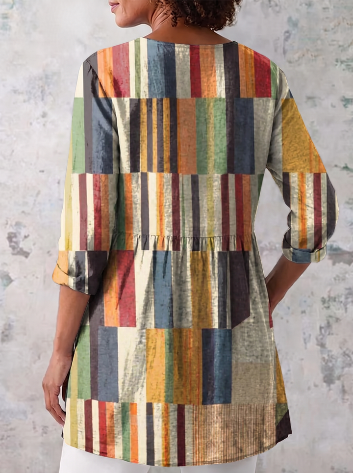 Chloe | Long Blouse with V-Neck